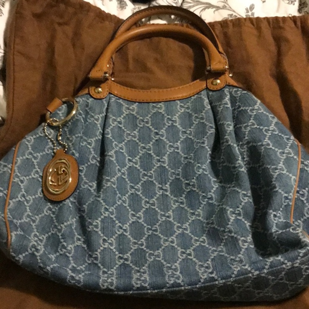 New Denim Gucci hobo